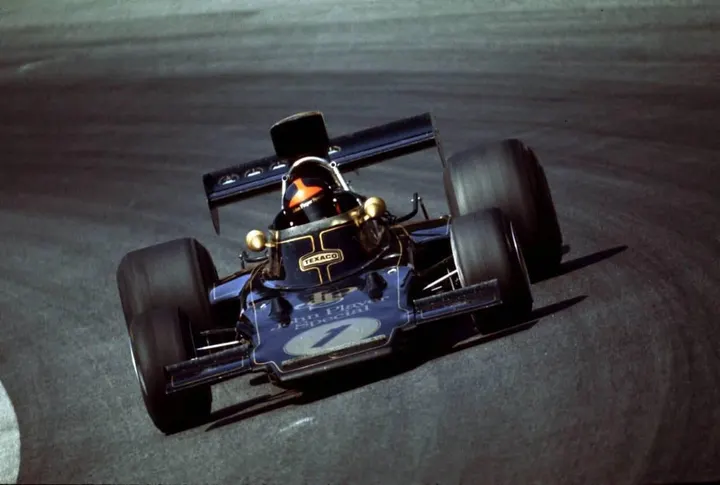 Emerson Fittipaldi. Lotus 72D